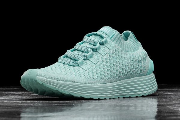 Dámské Běžecké Boty Nobull Knit Runner Světle Tyrkysové | Z20OLX6Z