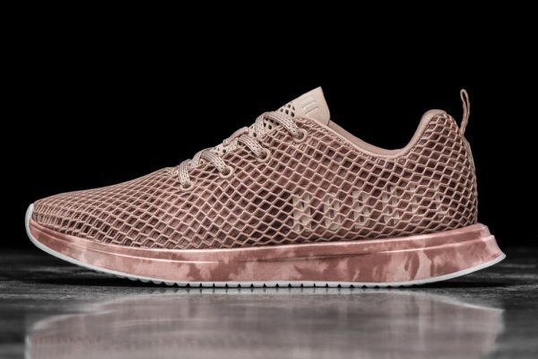 Dámské Běžecké Boty Nobull Tie-dye Mesh Runner Růžové | 6Z5MNSP0