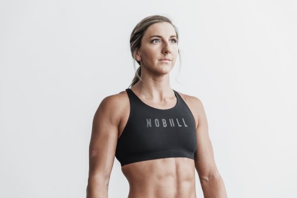 Dámské Plavky Nobull Swim Top Černé | 0WDJUSJU