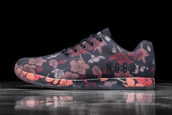 Dámské Sportovní Boty Nobull Cherry Blossom Trainer Tmavě Blankyt Růžové | EUYT7PX9