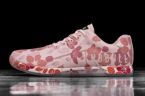 Dámské Sportovní Boty Nobull Cherry Blossom Trainer Růžové | ZW41II4T