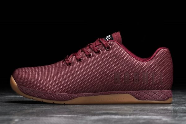 Dámské Sportovní Boty Nobull Gum Trainer Tmavě Červené | A11ORH3X