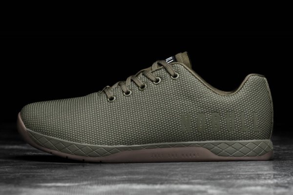 Dámské Sportovní Boty Nobull Gum Trainer Olivy Zelené | UAZC3R9M
