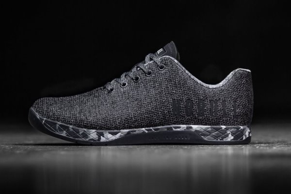 Dámské Sportovní Boty Nobull Heather Granite Trainer Černé Šedé | 9JESN60H