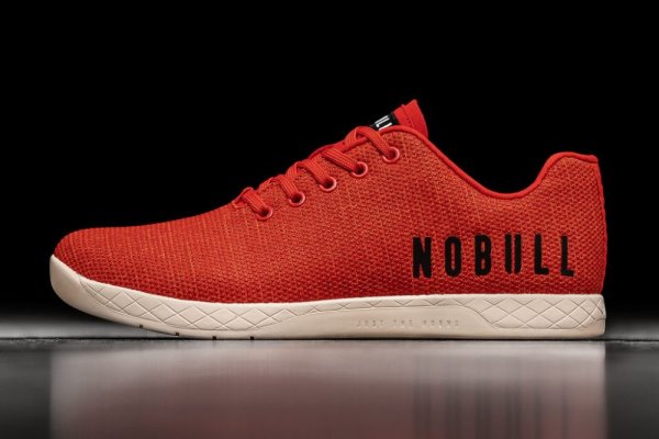 Dámské Sportovní Boty Nobull Heather Trainer Červené | ZWTSXJZV