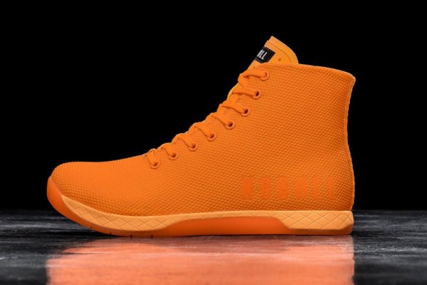 Dámské Sportovní Boty Nobull High-top Trainer Oranžové | 6W2QYQ56