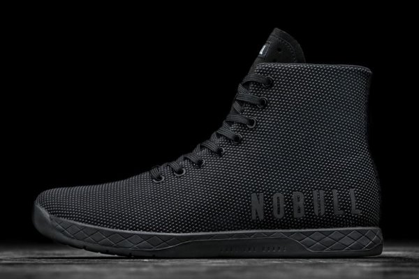 Dámské Sportovní Boty Nobull High-top Trainer Černé | 7IIE5M9L