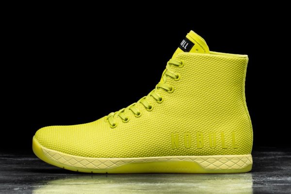 Dámské Sportovní Boty Nobull High-top Trainer Světle Zelene | HZDHUJ5A