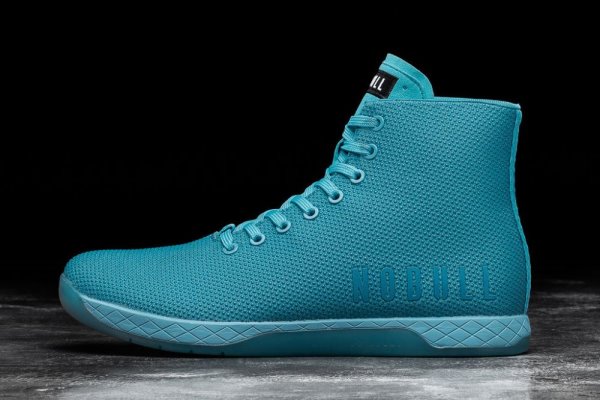 Dámské Sportovní Boty Nobull High-top Trainer Blankyt | V9WYI32C