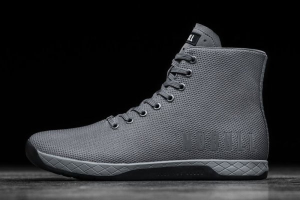 Dámské Sportovní Boty Nobull High-top Trainer Tmavě Šedé Černé | ZRV7S14Y