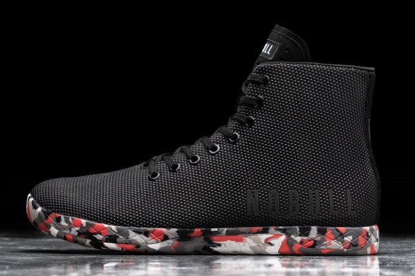 Dámské Sportovní Boty Nobull High-top Wild Storm Trainer Černé | 53ZD4U3Y