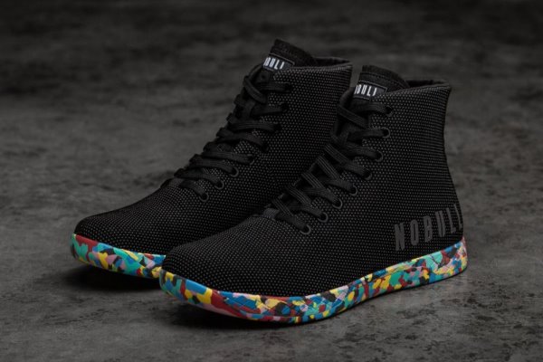 Dámské Sportovní Boty Nobull High-top Wild Trainer Černé | 86OZY2RA
