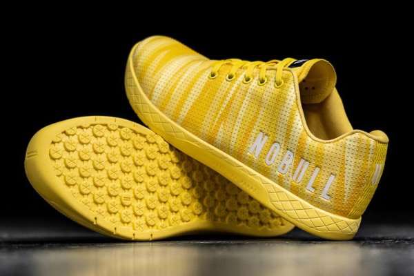 Dámské Sportovní Boty Nobull Lightning Burst Trainer Žluté | 8SSZSZTR