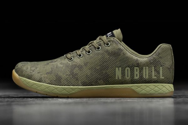 Dámské Sportovní Boty Nobull Moss Trainer Maskáčové | KFNB1S57