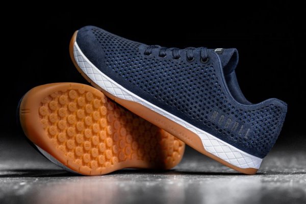 Dámské Sportovní Boty Nobull Semišové Trainer Tmavě Blankyt | 8GMG9SSD
