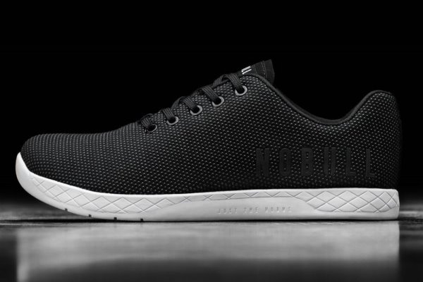 Dámské Sportovní Boty Nobull SuperFabric® Trainer Černé Bílé | 7I4G43WO