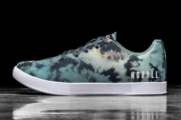 Dámské Sportovní Boty Nobull Tie-dye Platene Trainer Tyrkysové | STTDIE2Z