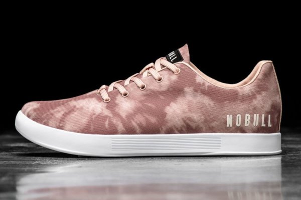 Dámské Sportovní Boty Nobull Tie-dye Platene Trainer Růžové | ZPN9SH7E