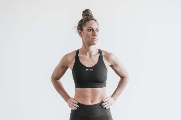 Dámské Sportovní Podprsenky Nobull Pace Sports Bra Černé | YDWLTHYM
