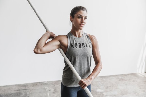 Dámské Tílko Nobull High-neck Tank (Classic Colors) Šedé | CL9SV6C1