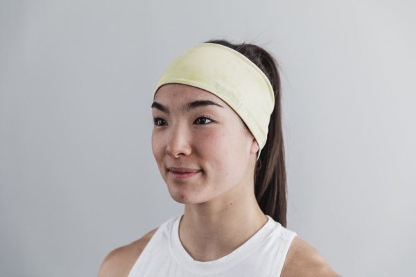 Dámské Čelenky Nobull Tie-dye Headband 4" Světle Žluté Žluté | ETC6VVTK