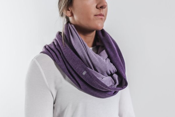 Dámské Šátky Nobull Two-tone Infinity Scarf Fialové Levandule | B7VC9Q9A