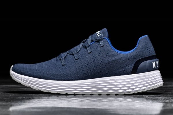 Pánské Běžecké Boty Nobull Ripstop Runner Tmavě Blankyt | 7ZT2XNE7