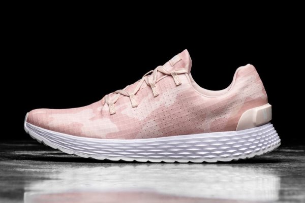 Pánské Běžecké Boty Nobull Ripstop Runner Růžové Maskáčové | E6CRKMJQ