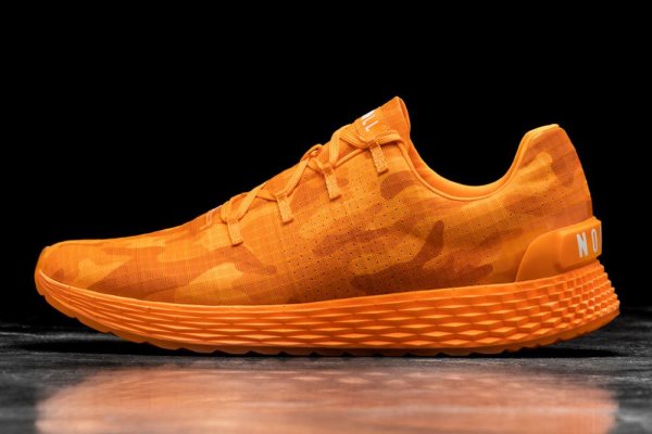 Pánské Běžecké Boty Nobull Ripstop Runner Oranžové Maskáčové | QFPVK4LX