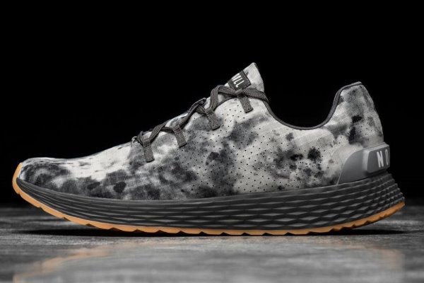 Pánské Běžecké Boty Nobull Tie-dye Ripstop Runner Šedé | AL4SWOEM