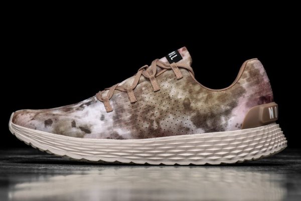 Pánské Běžecké Boty Nobull Tie-dye Ripstop Runner Béžový | JO8XJKS3