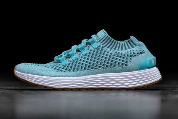 Pánské Běžecké Boty Nobull Topaz Knit Runner Zelene | TO8IZX6E