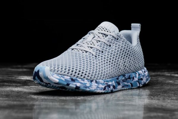 Pánské Běžecké Boty Nobull Wild Ocean Mesh Runner Blankyt | NRP4TU9R