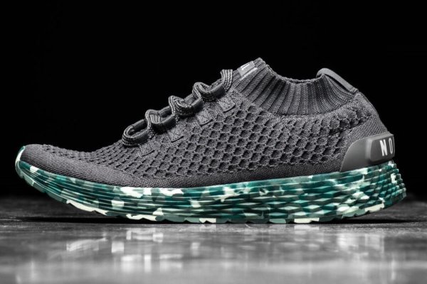 Pánské Běžecké Boty Nobull Wild Tide Knit Runner Tmavě Šedé | S82T0X2K