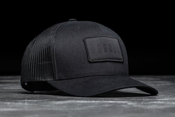 Pánské Klobouky Nobull Curved-brim Trucker Černé | JMVQ3RTW