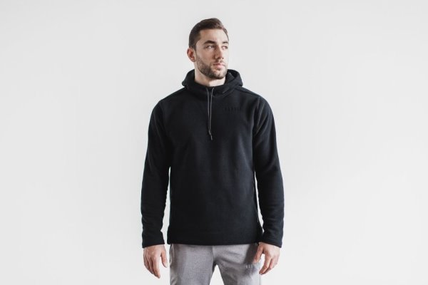 Pánské Mikiny S Kapucí Nobull Arctic Pullover Hoodie Černé | 5SP20BL6
