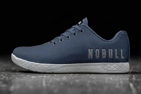 Pánské Sportovní Boty Nobull Denim Trainer Tmavě Blankyt | AALISPM3
