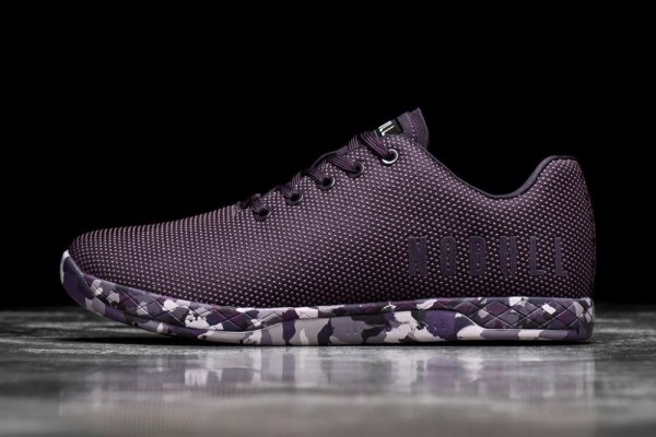 Pánské Sportovní Boty Nobull Grape Wild Trainer Fialové | A42K8FQZ