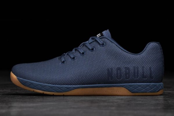 Pánské Sportovní Boty Nobull Gum Trainer Tmavě Blankyt | WACC7GX4
