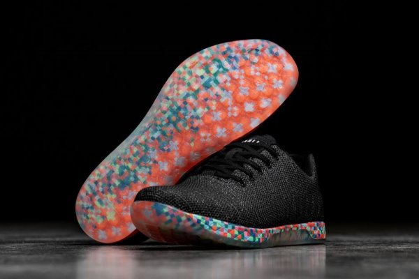 Pánské Sportovní Boty Nobull Heather Pixel Trainer Černé | 9RYVBM4P