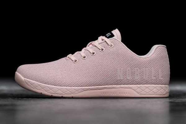 Pánské Sportovní Boty Nobull Heather Trainer Růžové | 3KDXP8M4