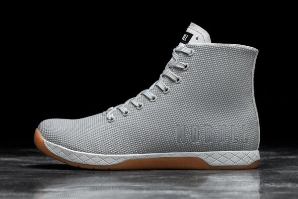Pánské Sportovní Boty Nobull High-top Arctic Gum Trainer Šedé | 387O9XBO