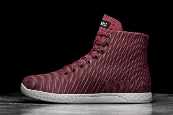 Pánské Sportovní Boty Nobull High-top Arctic Trainer Tmavě Červené | R31ZSNMS