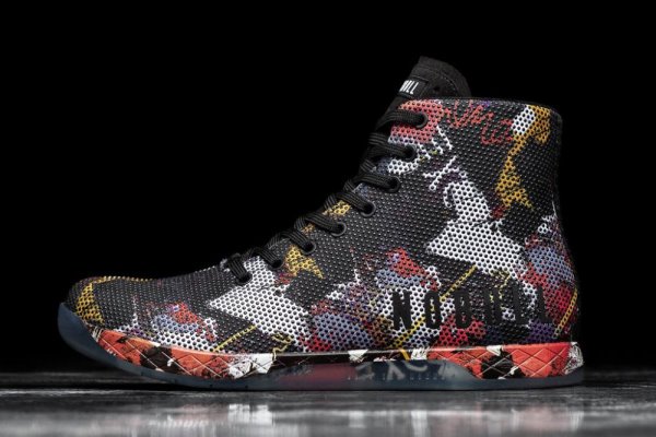 Pánské Sportovní Boty Nobull High-top Graffiti Trainer Viacfarebný | VRWKFVKO