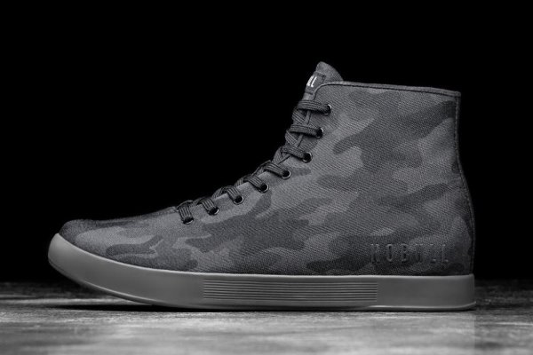Pánské Sportovní Boty Nobull High-top Night Platene Trainer Maskáčové | Q3KWS0PE