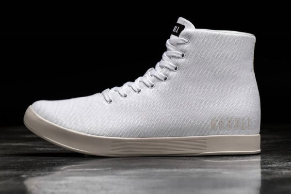 Pánské Sportovní Boty Nobull High-top Platene Trainer Bílé | N2OFKD9P