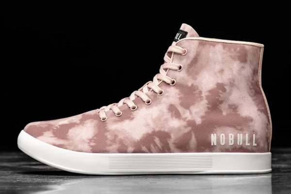 Pánské Sportovní Boty Nobull High-top Tie-dye Platene Trainer Růžové | W83H4O97