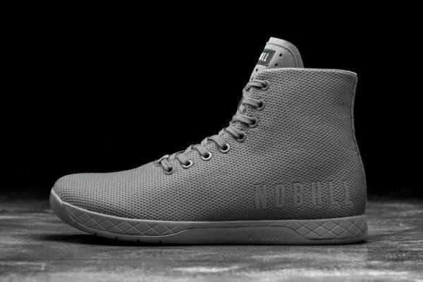 Pánské Sportovní Boty Nobull High-top Trainer Tmavě Šedé | EBX0JNFA