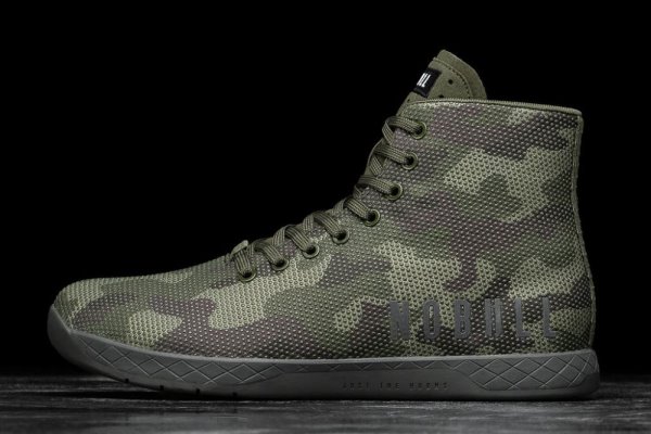 Pánské Sportovní Boty Nobull High-top Trainer Maskáčové | HJA04DXZ