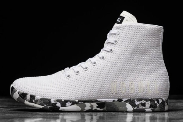 Pánské Sportovní Boty Nobull High-top Wild Granite Trainer Bílé Šedé | 7JM9PWLZ